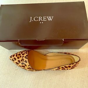 J Crew Animal Print Flats